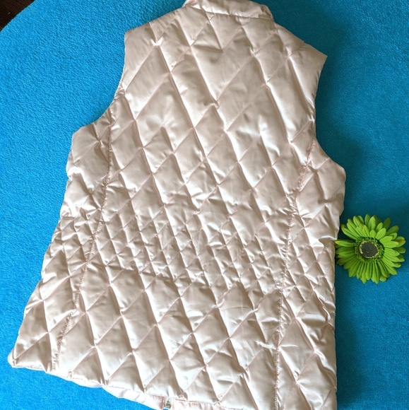 Land's End Quilted Puffer Vest sz.M #434 - Picture 3 of 7